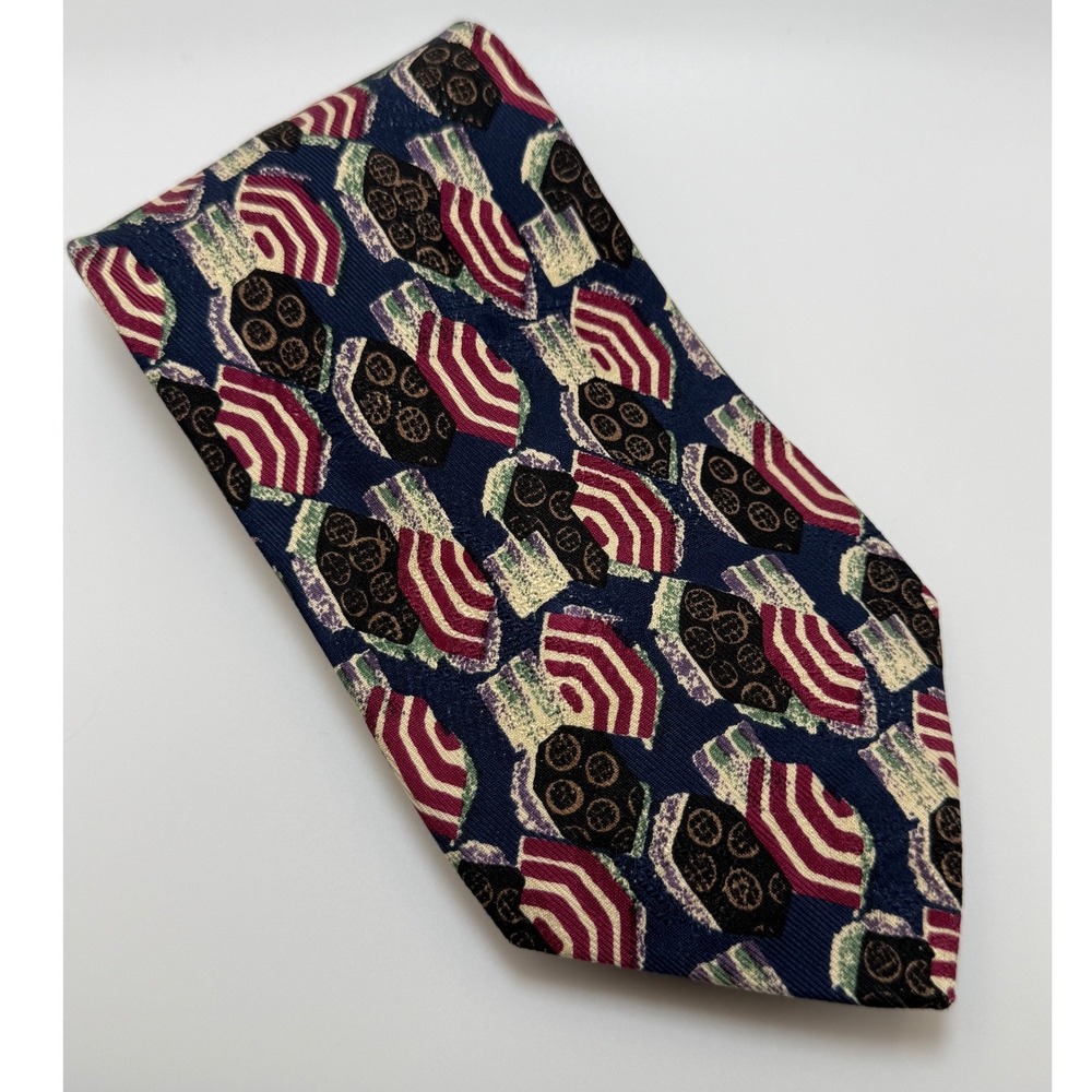 Robert Talbott Best of Class Silk Tie Britches Georgetown Italy USA Geometric